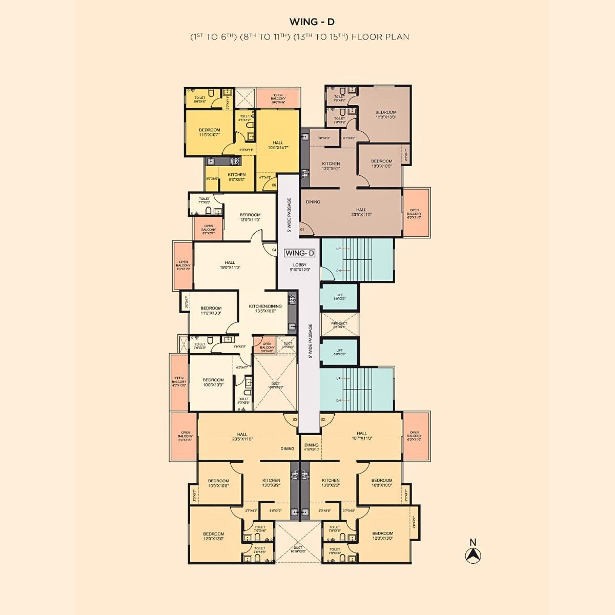 Akshar-Altorios-Floor-Plan-Wing-D-1st-to-6th-8th-to-11th-13th-to-15th